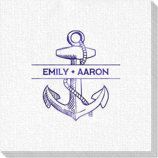 Anchor Name Luxury Deville Napkins